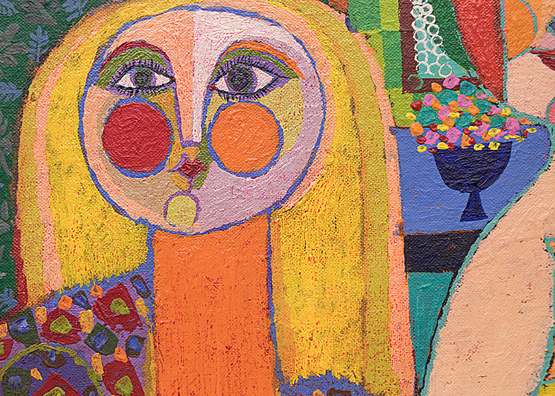 Friends (Two Women), Painting, 1970