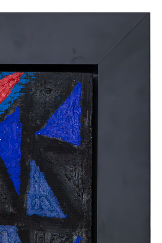 Two Mystic Ladies with Four Cats ("Cat Ladies"), Painting, 1988