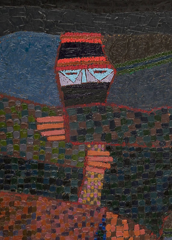 The Joke (Figures Laughing), Painting, circa 1980