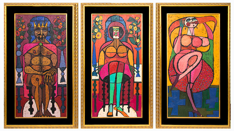 The Dance of Salome (Triptych), Painting, 1967