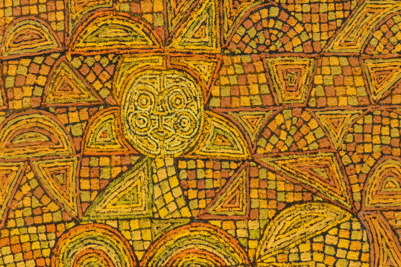 The Gold Witch (Abstract Female Figure), Painting, 1980