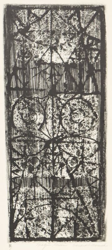 Edward Marecak (1919-1993) artwork for sale. Magic Screen (Black and White Abstract), Print, Denver, Colorado, Art Gallery)