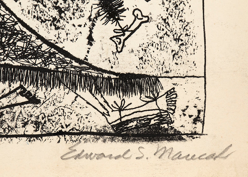 Trustees In Search of Beauty (Abstract Figure in Forest), Print