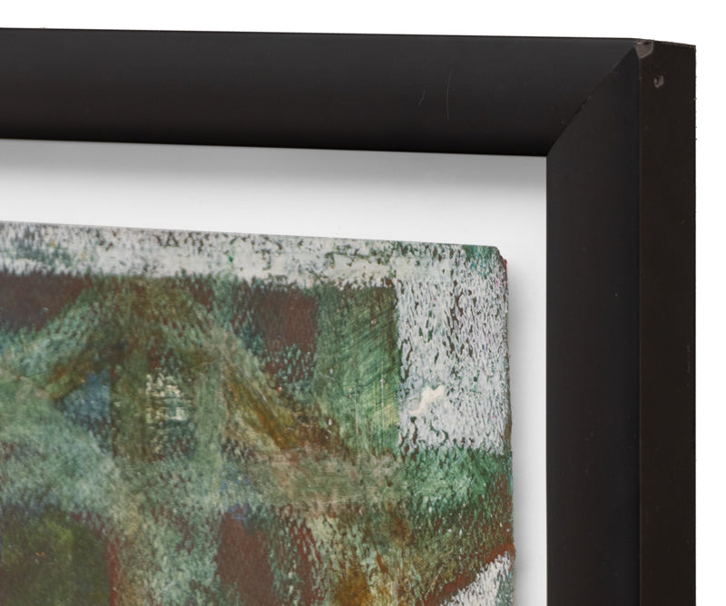 Castle of the Winter Witch (Abstract in White, Brown, Ochre, and Blue), Drawing, 1965