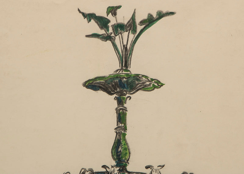 Untitled (Green Fountain), Painting, 1939