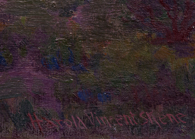 Ghost Town (Mountain Landscape with a Prospector), Painting, 1963