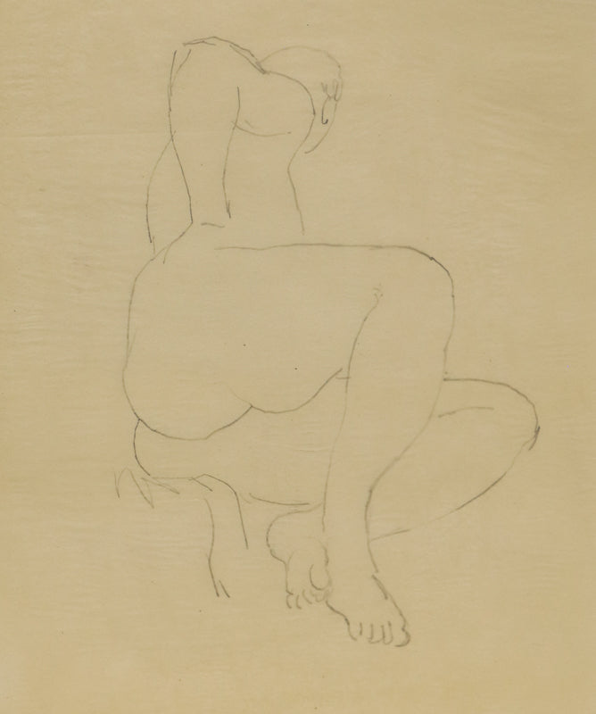 Edward Marecak (1919-1993) artwork for sale. Untitled (Nude Figure Study), Drawing, Denver, Colorado, Art Gallery)