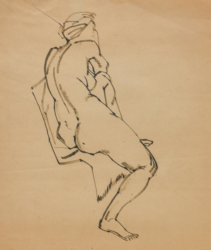 Edward Marecak (1919-1993) artwork for sale. Untitled (Figure Study), Drawing, Denver, Colorado, Art Gallery)