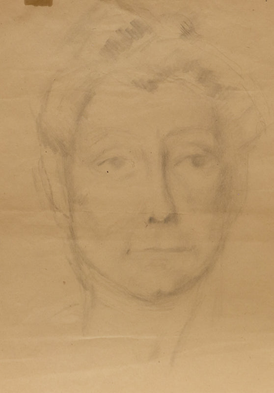 Edward Marecak (1919-1993) artwork for sale. Untitled (Bust of a Woman), Drawing, Denver, Colorado, Art Gallery)