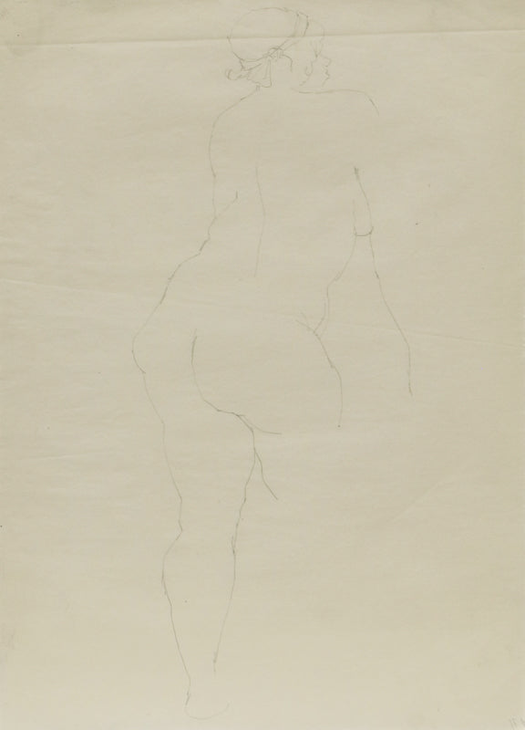 Edward Marecak (1919-1993) artwork for sale. Untitled (Study of a Nude Woman), Drawing, Denver, Colorado, Art Gallery)