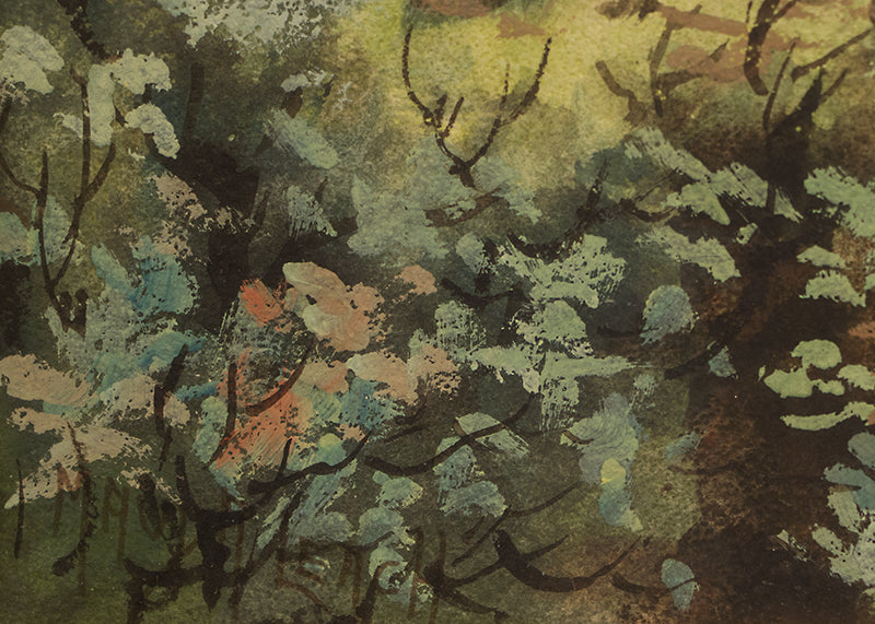 Untitled (Mountain River), Painting, circa 1915