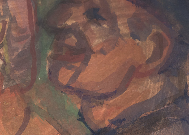 Ranchers (Three Figures), Painting, 1948