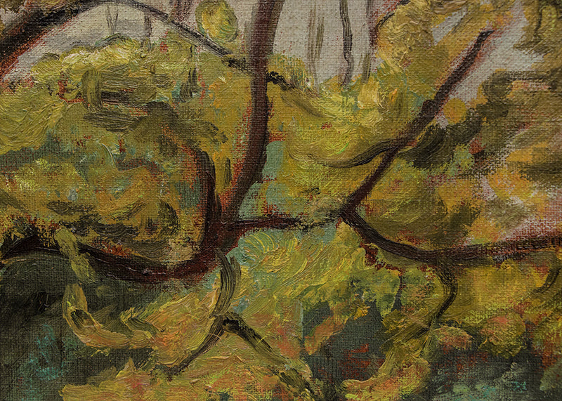 Untitled (Autumn Trees), Painting, circa 1930