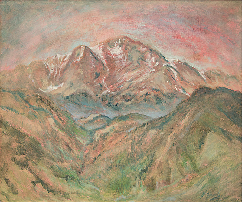 Verna Jean Versa (1926-2005) artwork for sale. Memorial Day, Pikes Peak (Colorado), Painting, circa 1945, Denver, Colorado, Art Gallery)