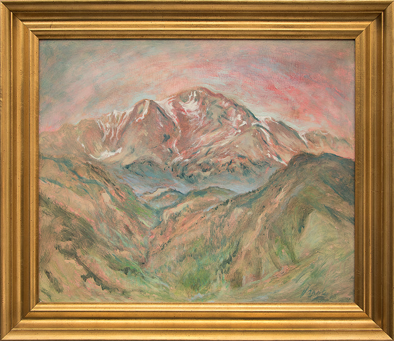 Memorial Day, Pikes Peak (Colorado), Painting, circa 1945