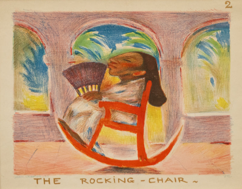 Jean Charlot (1898-1979) artwork for sale. The Rocking Chair; Pircture Book No. 2., Drawing, 1933, Denver, Colorado, Art Gallery)