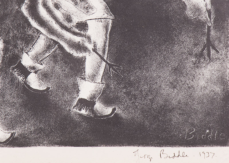 Buffalo Dance (Native American Procession), Print, 1937