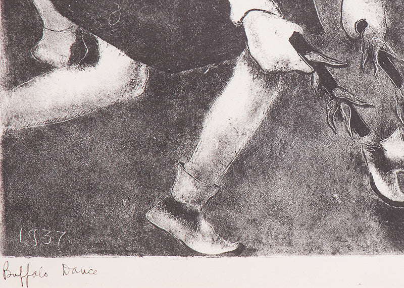 Buffalo Dance (Native American Procession), Print, 1937