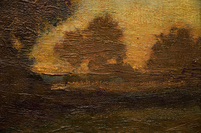Untitled (Sunset Landscape), Painting