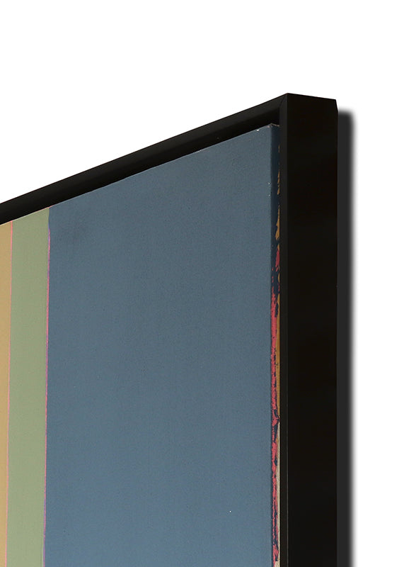 Somethin' Stupid (Abstract with Three Black Polygons), Painting, 1988