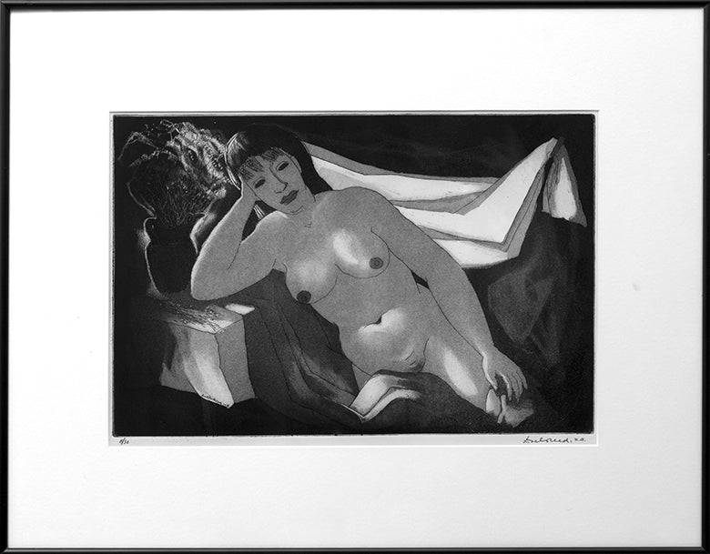Nude with Winter Bouquet; 11/30, Print, 1972