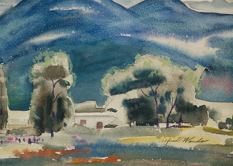 Sangre de Cristo Mountains, Colorado, Painting
