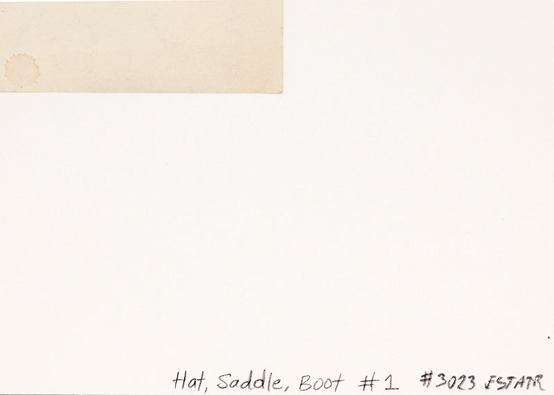 Hat, Saddle and Boot #1, Painting, circa 1933