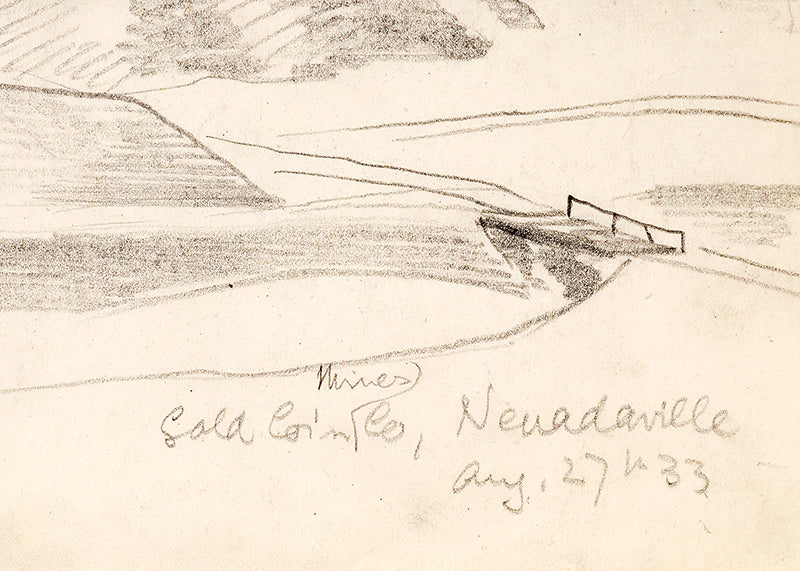 Gold Coin Mines Company, Nevadaville, Colorado, Drawing, 1933