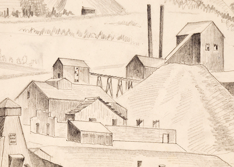 Gold Coin Mines Company, Nevadaville, Colorado, Drawing, 1933