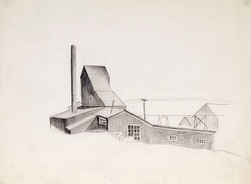 Arnold Ronnebeck (1885-1947) artwork for sale. Colorado Mine Study, Painting, circa 1932, Denver, Colorado, Art Gallery)