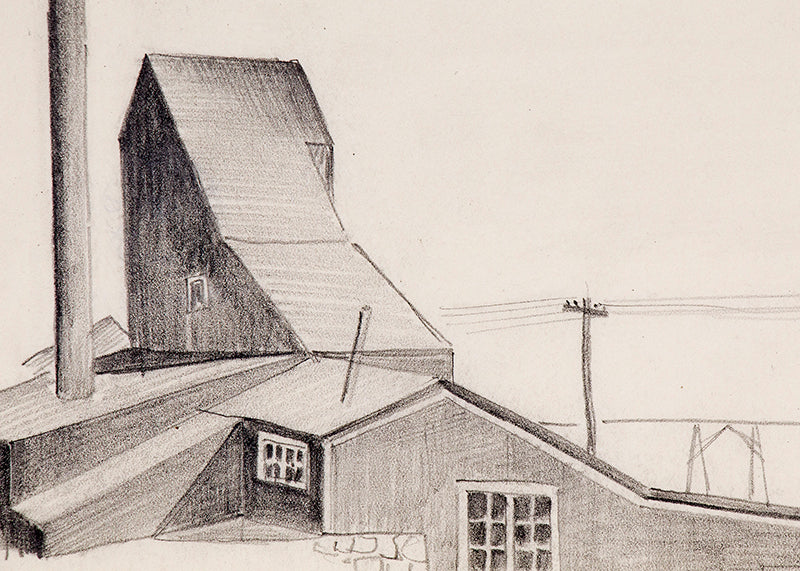 Colorado Mine Study, Painting, circa 1932