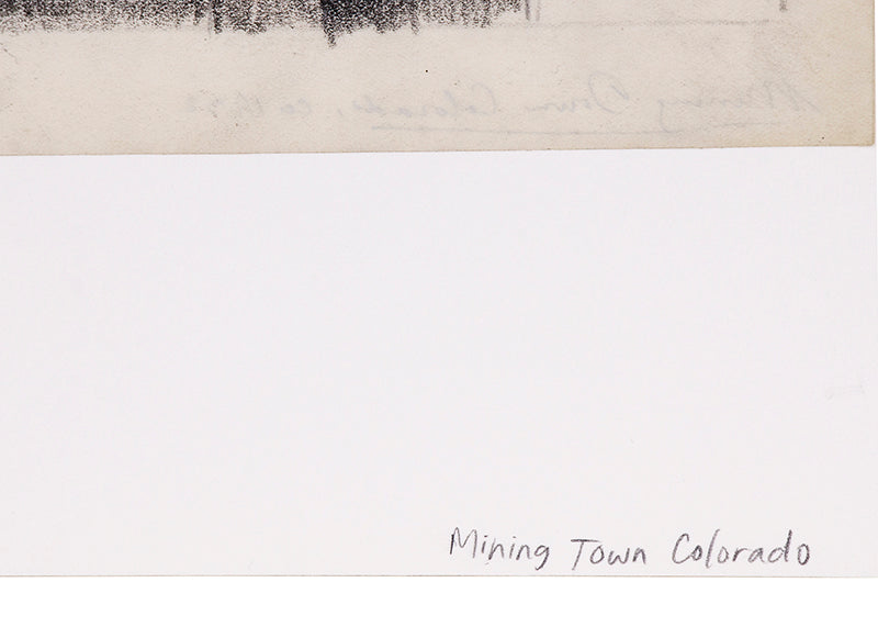 Mining Town, Colorado, Painting, circa 1932