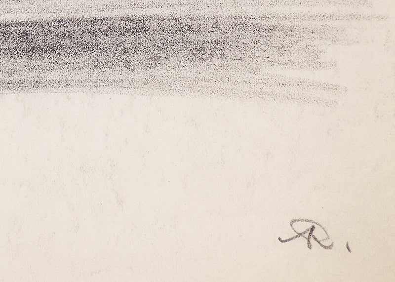 New Mexico Rain #7 (Storm over Southwestern Plain), Drawing, circa 1925