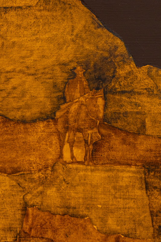 Indian Head (Profile of a Man), Print, 1974