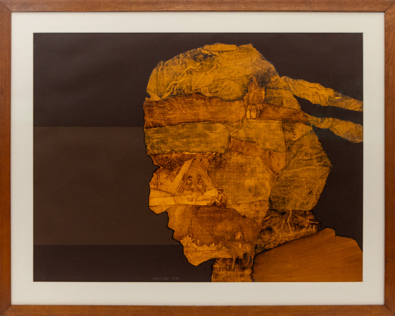Indian Head (Profile of a Man), Print, 1974