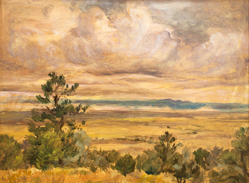 Verna Jean Versa (1926-2005) artwork for sale. East From Baca Grande (San Luis Valley, Colorado), Painting, 1996, Denver, Colorado, Art Gallery)