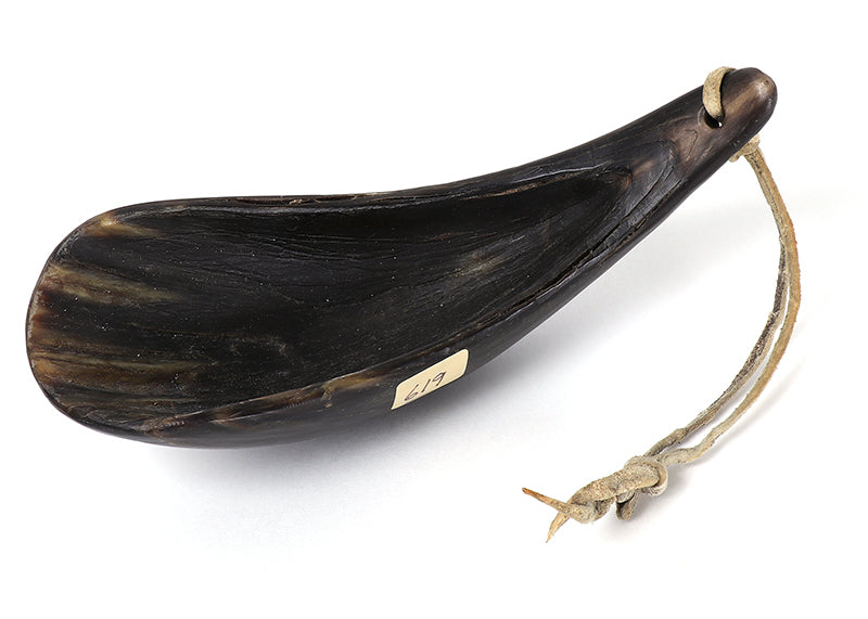 Carved Buffalo Horn Spoon