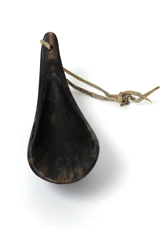 Carved Buffalo Horn Spoon
