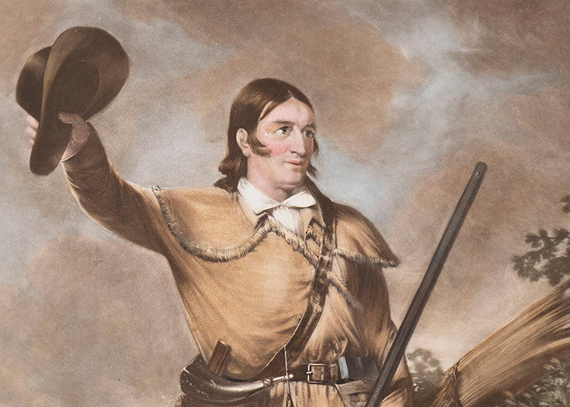 Colonel Crockett (Davy Crockett), Print, circa