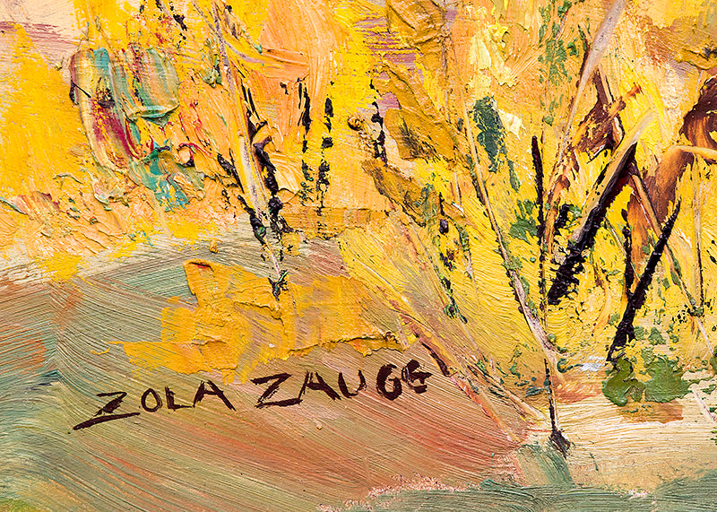 Untitled (Colorado Mountain Landscape, Autumn), Painting, circa 1950