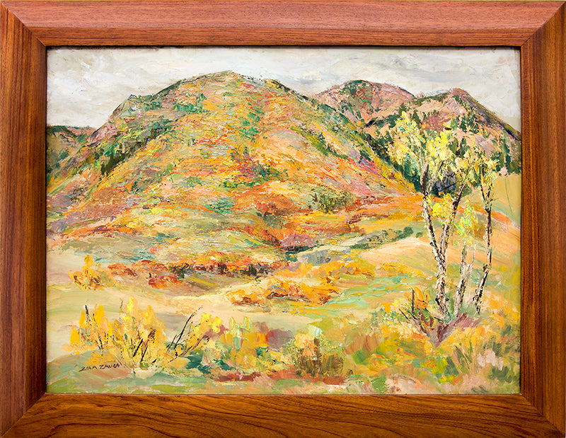 Untitled (Colorado Mountain Landscape, Autumn), Painting, circa 1950