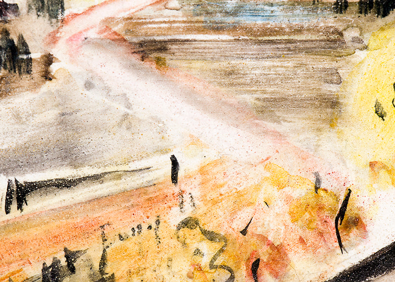 Pikes Peak (Colorado Mountain Landscape in Autumn), Painting, 1941