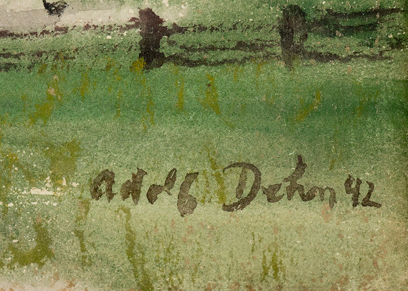 Untitled (Minnesota Farm), Painting, 1942