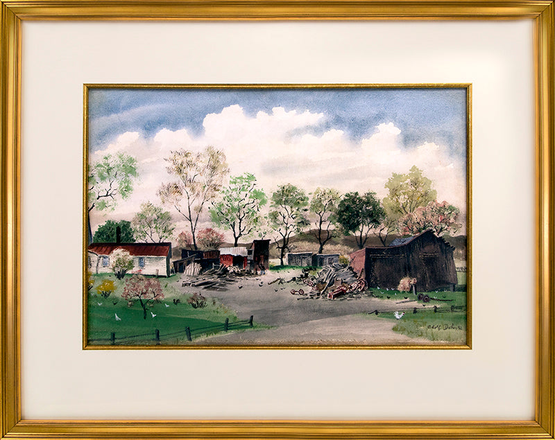 Untitled (Minnesota Farm), Painting, 1942