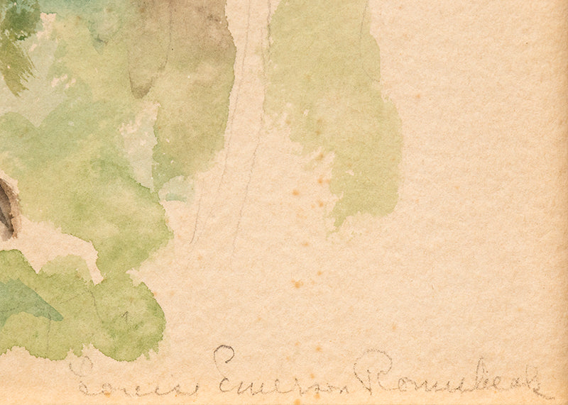Untitled (Tree Stump), Painting