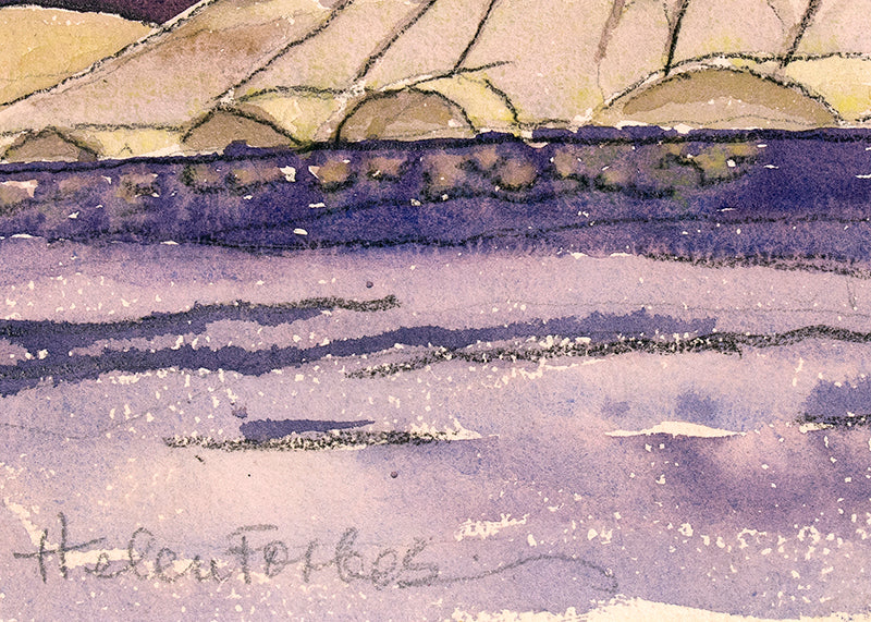 Clouds In The Desert (California Desert Mountain Landscape), Painting, 1931
