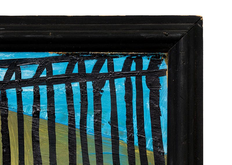 Birdcage (People and Birds Inside Cage), Painting, 1957