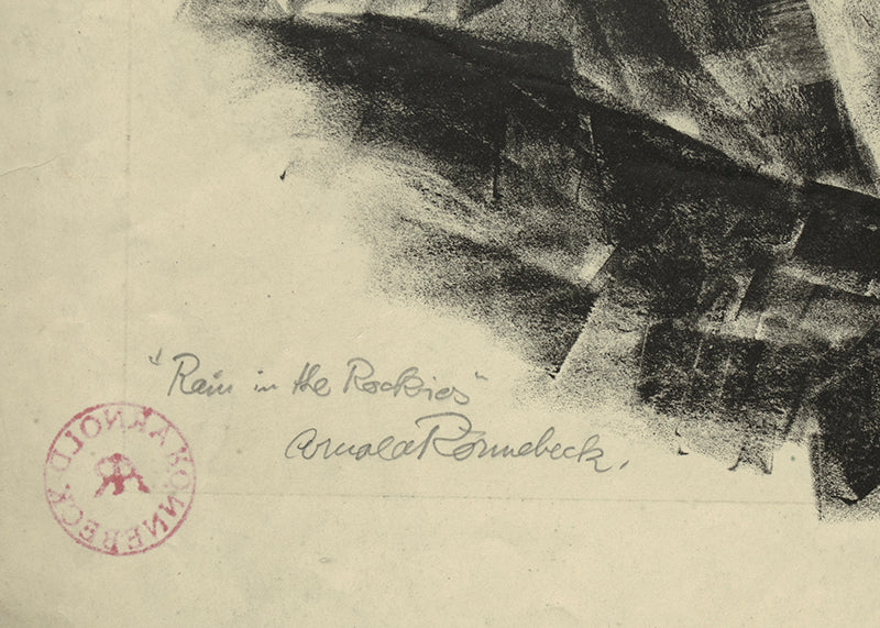 Rain in the Rockies, Print, circa 1939