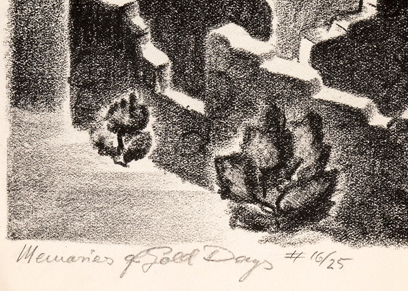 Memories of Gold Days (Old Mine Ruins, Colorado), Print, 1933