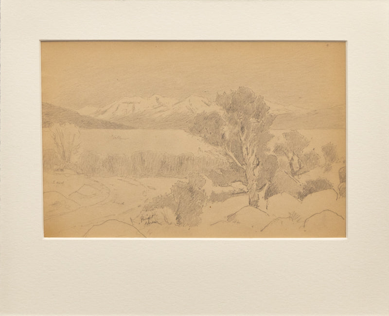 Untitled (Spanish Peaks), Drawing, circa 1910